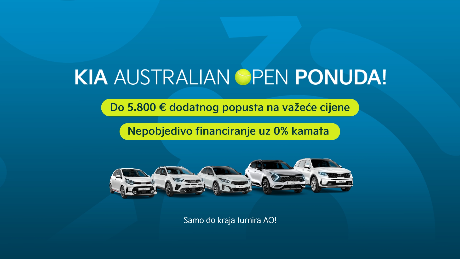 KIA AUSTRALIAN OPEN PONUDA